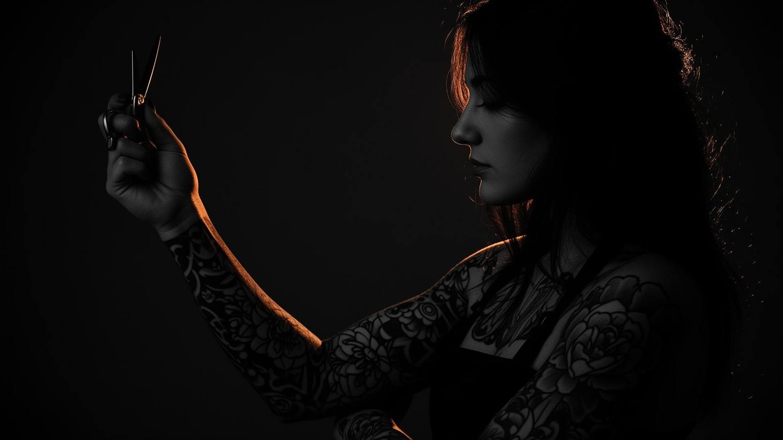 Darken — tatuadora especializada em Intense Black